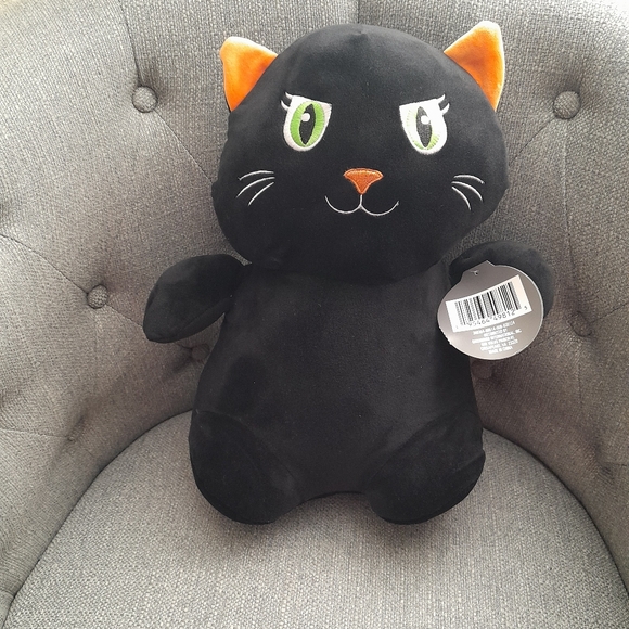 Halloween Black Cat Plush Kids Toy (NWT) Size:15"  Seasonal - Picture 2 of 5